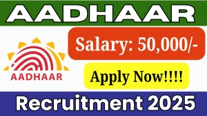 Aadhaar AAO Recruitment 2025 - Apply Offline