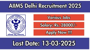 AIIMS Delhi Project Nurse, Project Technical Support Recruitment 2025 - Apply Offline
