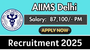 AIIMS Delhi Project Research Scientist Recruitment 2025 - Apply Offline