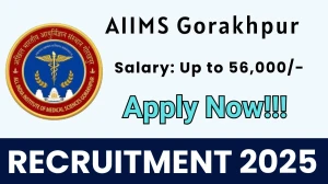AIIMS Gorakhpur Project Research Scientist, Project Technical Support Recruitment 2025 - Apply Online for 3 Posts