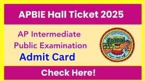 APBIE AP Inter Hall Ticket 2025 (Released) at bie.ap.gov.in, Check and Download APBIE Admit Card for Here
