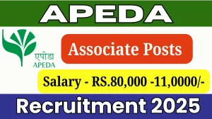 APEDA Associate Recruitment 2025 - Apply Offline for 1 Posts