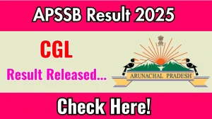 APSSB Result 2025 Announced. Direct Link to Check APSSB CGL Result 2025 apssb.nic.in