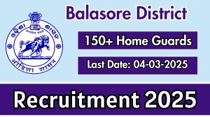 Balasore District Home Guard Recruitment 2025 - Apply Offline for 167 Posts