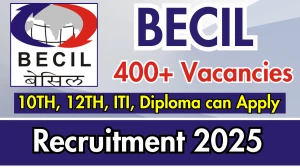 BECIL DEO, Junior Engineer & Other Recruitment 2025 - Apply Offline for 407 Posts