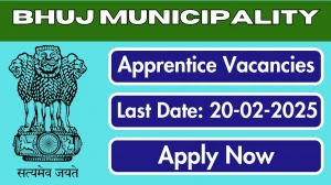 Bhuj Municipality Apprentice Recruitment 2025 - Apply Offline for 20 Posts