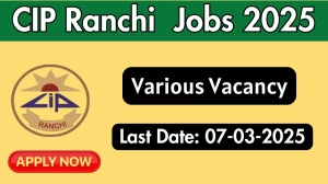 Central Institute of Psychiatry Ranchi Clinical Psychology Tutor, Senior Resident Recruitment 2025 - Apply Offline for 16 Posts
