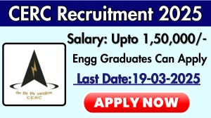 CERC Advisor Recruitment 2025 – Apply Offline for 01 Vacancy