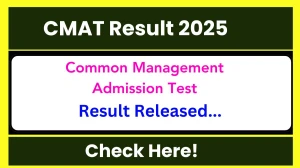 CMAT Result 2025 (Released) at exams.nta.ac.in - How to check CMAT Results Here