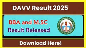 DAVV Result 2025 Released at dauniv.ac.in DAVV Result 2025 Released at dauniv.ac.in