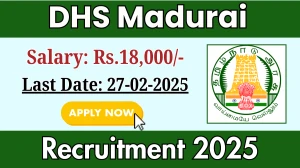 DHS Madurai Contract Staff Nurse Recruitment 2025 - Apply Offline for 6 Posts