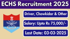 ECHS Driver, Chowkidar & Other Recruitment 2025 - Apply Offline for 08 Posts