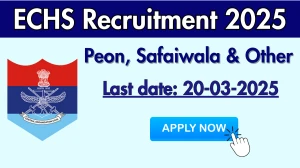 ECHS Gangtok Peon, Safaiwala & Other Recruitment 2025 - Apply Offline for 11 Posts