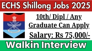 ECHS Shillong Safaiwala, Peon and Other Recruitment 2025 – Walk in for 13 Post