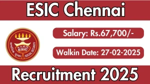 ESIC Chennai Senior Residents Recruitment 2025 – Walk in for 38 Posts