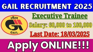 GAIL Recruitment 2025, Apply Online for 73 Executive Trainee Posts