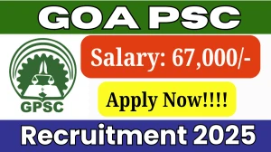 Goa PSC Principal, Mamlatdars/Jt. Mamlatdar/Vigilance Officer Recruitment 2025 - Apply Online