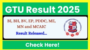 GTU Result 2025 Released at gtu.ac.in GTU Result 2025 Released at gtu.ac.in