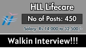 HLL Lifecare Senior Dialysis Technician, Dialysis Technician Recruitment 2025 – Walk in for 450 Posts