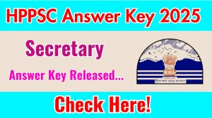 HPPSC Secretary Answer Key 2025 Out hppsc.hp.gov.in Download Answer Key PDF Here