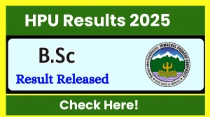 HPU Result 2025 Released at hpuniv.ac.in Direct Link to Download 4th Semester Result