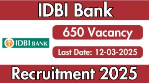 IDBI JAM Recruitment 2025 - Apply Online for 650 Posts IDBI JAM Recruitment 2025 - Apply Online for 650 Posts