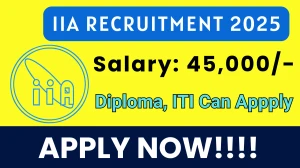 IIA CNC Lathe Programmer Cum Operator Recruitment 2025 - Apply Online