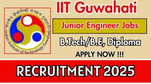 IIT Guwahati Junior Engineer Recruitment 2025 - Apply Online