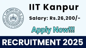 IIT Kanpur Project Mechanic Recruitment 2025 - Apply Offline for 1 Posts