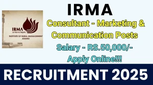 IRMA Consultant Recruitment 2025 - Apply Online