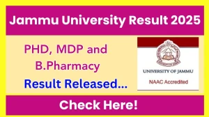 Jammu University Result 2025 Released at coeju.com Jammu University Result 2025 Released at coeju.com