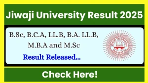 Jiwaji University Result 2025 Released at univindia.com