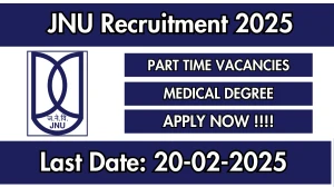 JNU Part Time Gynecologist Recruitment 2025 - Apply Offline