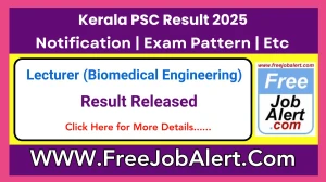Kerala PSC Lecturer Result 2025 Declared keralapsc.gov.in Check Kerala PSC Merit List Here Kerala PSC Lecturer Result 2025 Declared keralapsc.gov.in Check Kerala PSC Merit List Here