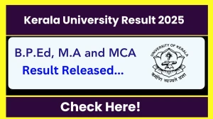 Kerala University Result 2025 Released at keralauniversity.ac.in