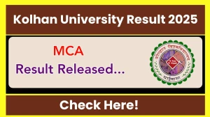 Kolhan University Result 2025 Released at kolhanuniversity.ac.in Direct Link to Download Final Semester Result