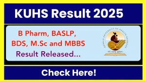 KUHS Result 2025 Released at kuhs.ac.in Direct Link to Download 4th Semester Result KUHS Result 2025 Released at kuhs.ac.in Direct Link to Download 4th Semester Result