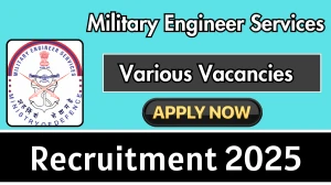MES New Recruitment 2025 - Apply Offline