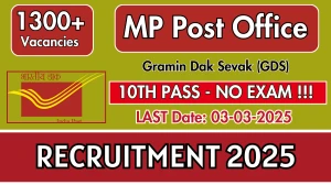 MP Post Office GDS Recruitment 2025 - Apply Online for 1,314 Posts
