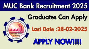 MUC Bank Chief risk Officer (CRO) Recruitment 2025 - Apply Online