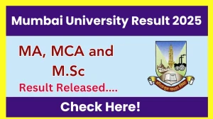 Mumbai University Result 2025 Released at mu.ac.in Direct Link to Download 1st, 2nd and 5th Semester Result