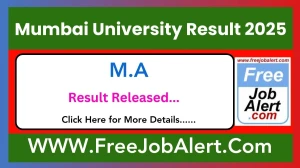 Mumbai University Result 2025 (Released) at mu.ac.in - How to check Mumbai University M.A Results Here