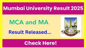 Mumbai University Result 2025 Released at mumresults.in Direct Link to Download MCA and MA Result Here Mumbai University Result 2025 Released at mumresults.in Direct Link to Download MCA and MA Result Here