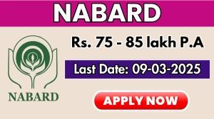 NABARD Chief Financial Officer Recruitment 2025 - Apply Online for 1 Posts