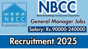 NBCC General Manager Recruitment 2025 - Apply Online