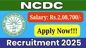 NCDC Deputy Director Recruitment 2025 - Apply Offline