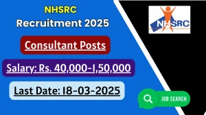 NHSRC Junior Consultant, Senior Consultant Recruitment 2025 - Apply Online