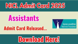 NICL Assistants Admit Card 2025 OUT Download Link nationalinsurance.nic.co.in