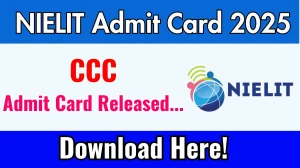 NIELIT CCC Admit Card 2025 (Released) at student.nielit.gov.in, Check and Download NIELIT Hall Ticket for Here NIELIT CCC Admit Card 2025 (Released) at student.nielit.gov.in, Check and Download NIELIT Hall Ticket for Here