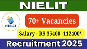 NIELIT Scientific Assistant Recruitment 2025 - Apply Online for 78 Posts